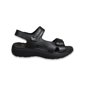 Konfores 1542-332079 Tam Anatomik Masajlı Bayan Sandalet - NKT01542-siyah-40
