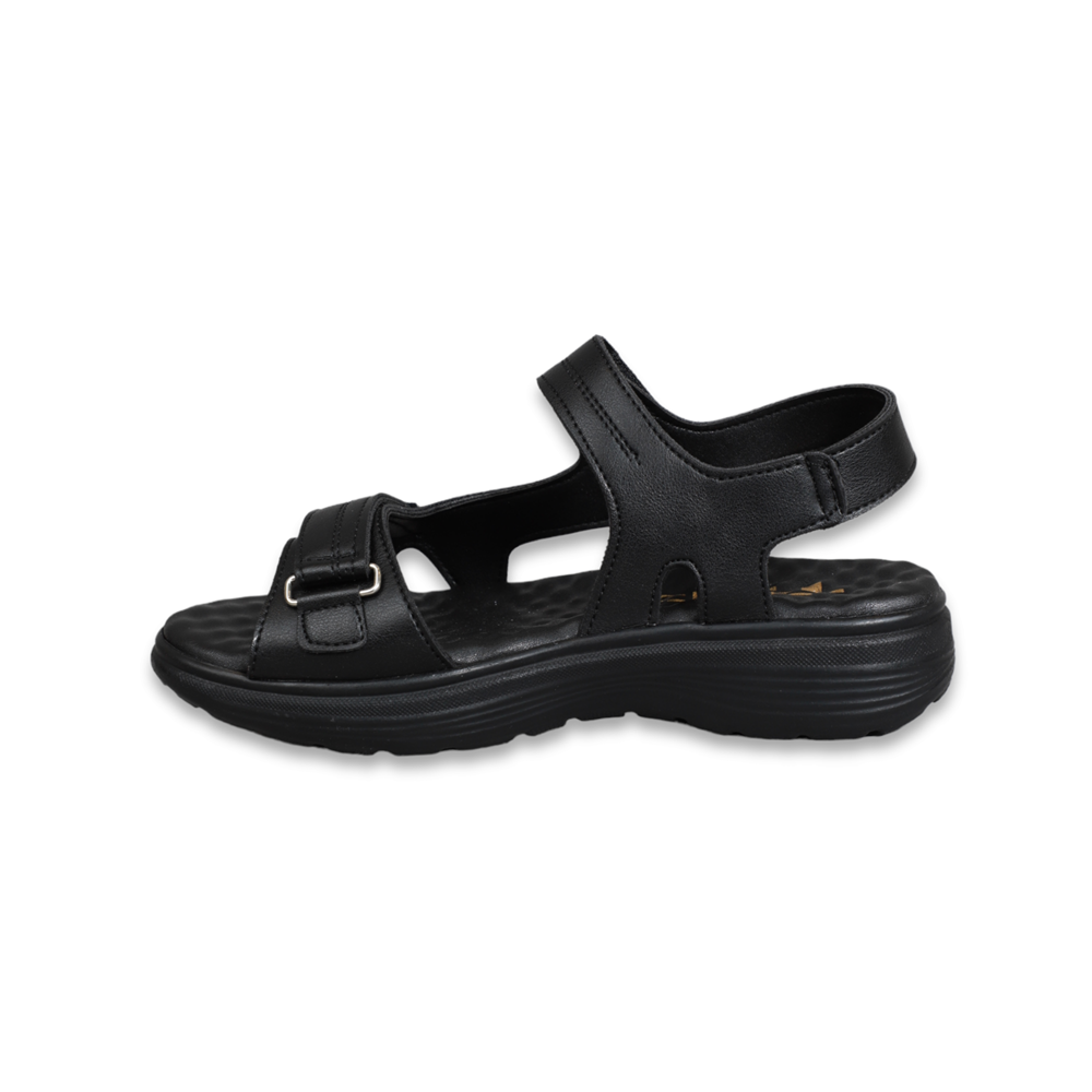 Konfores 1542-332079 Tam Anatomik Masajlı Bayan Sandalet - NKT01542-siyah-40