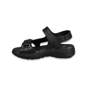 Konfores 1542-332079 Tam Anatomik Masajlı Bayan Sandalet - NKT01542-siyah-40