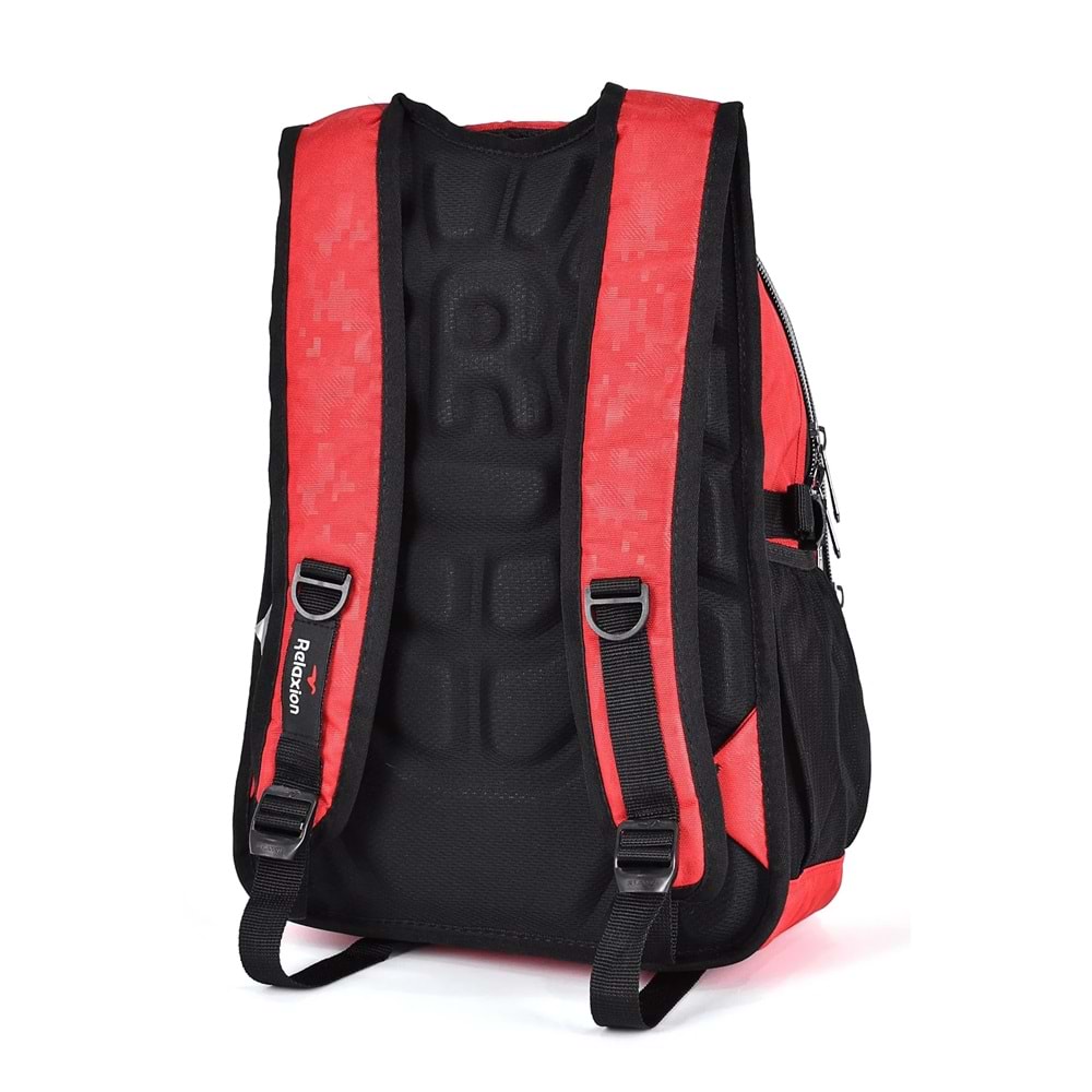Konfores 1550-2226 Unisex Anatomik Yarasa Sırt Okul Çantası - NKT01550-KIRMIZI-TEKEBAT