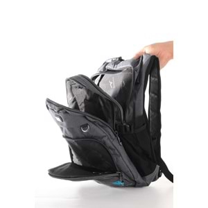Konfores 1550-2226 Unisex Anatomik Yarasa Sırt Okul Çantası - NKT01550-KIRMIZI-TEKEBAT