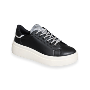 Konfores 1566-561179 Anatomik Tabanlı Sneakers Ayakkabı - NKT01566-siyah-36