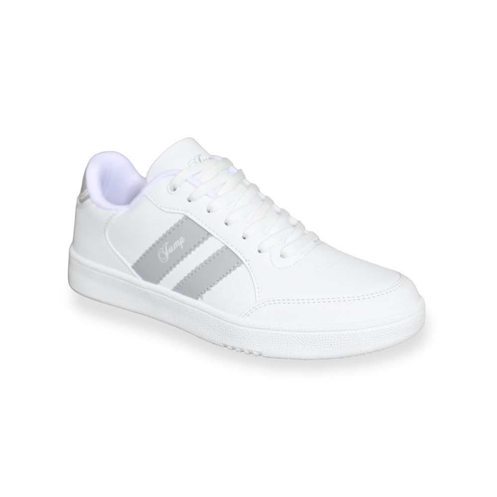 Konfores 1580-28147 Anatomik Tabanlı Unisex Sneakers Ayakkabı - NKT01580-Beyaz Gri-36