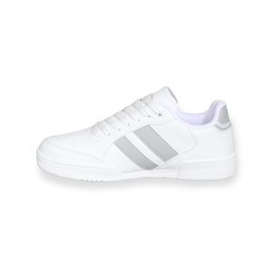 Konfores 1580-28147 Anatomik Tabanlı Unisex Sneakers Ayakkabı - NKT01580-Beyaz Gri-36
