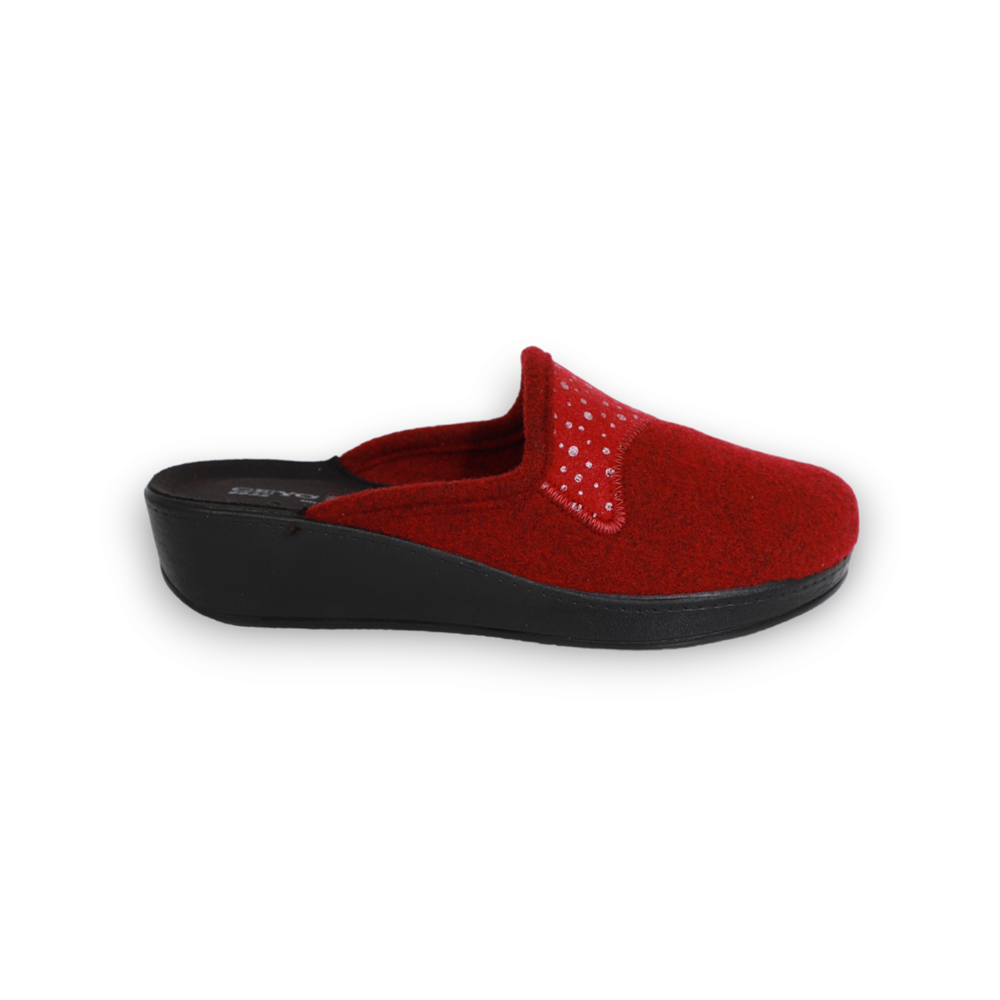 Konfores 1593-9932-26 Tam Anatomik Ev İçi Bayan Terlik - NKT01593-BORDO-37