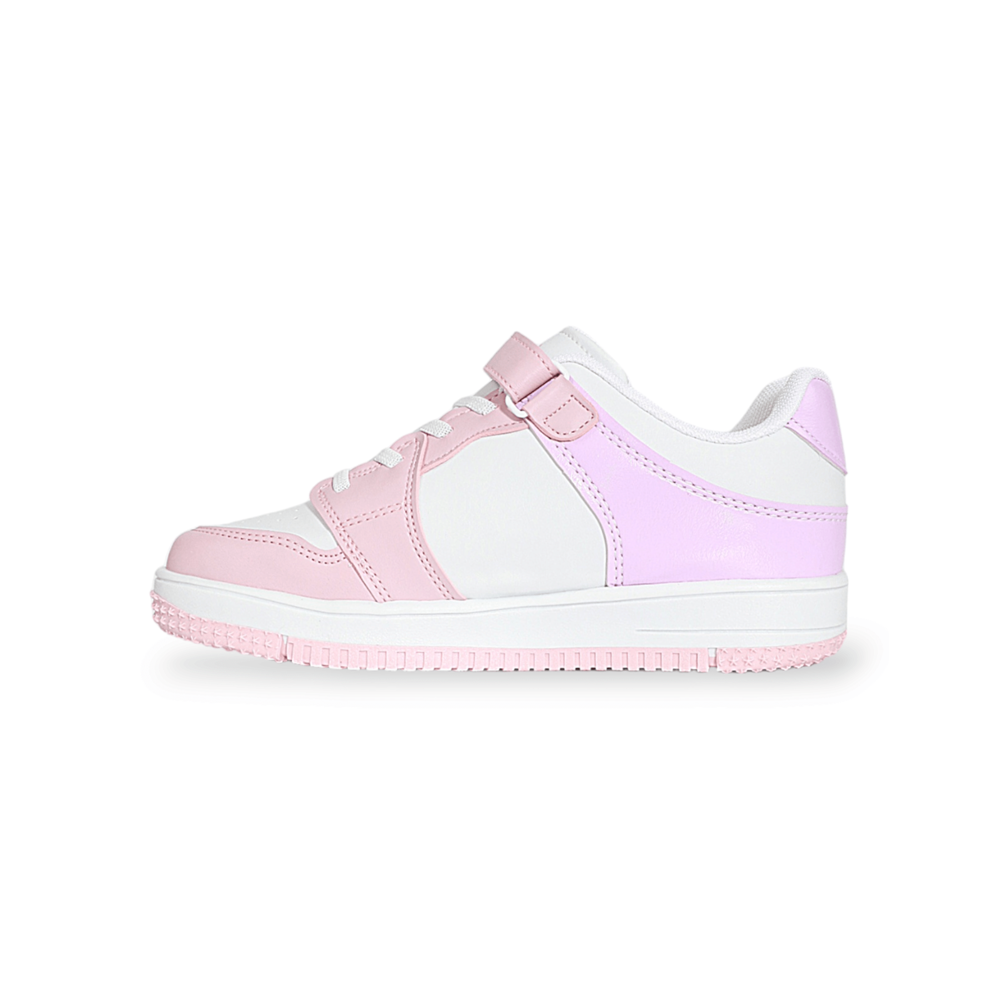 Kidessa 1608 Anatomik Tabanlı Unisex Çocuk ve Genç Sneakers Ayakkabı - NKT01608-beyaz pembe-30