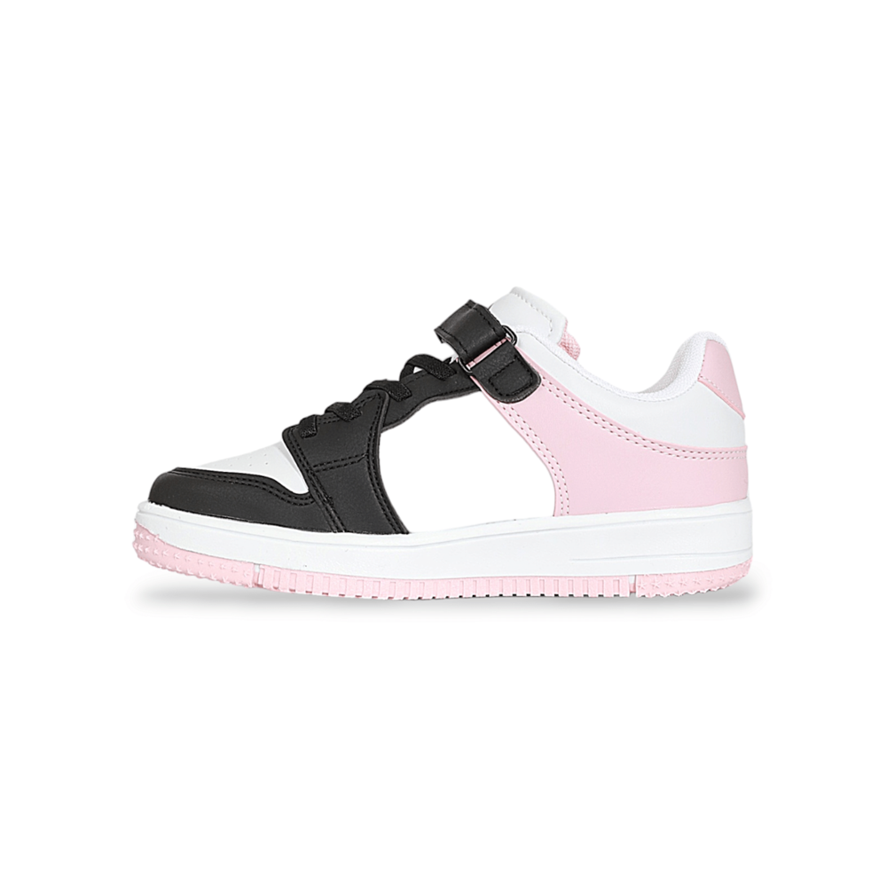 Kidessa 1608 Anatomik Tabanlı Unisex Çocuk ve Genç Sneakers Ayakkabı - NKT01608-siyah pembe-26