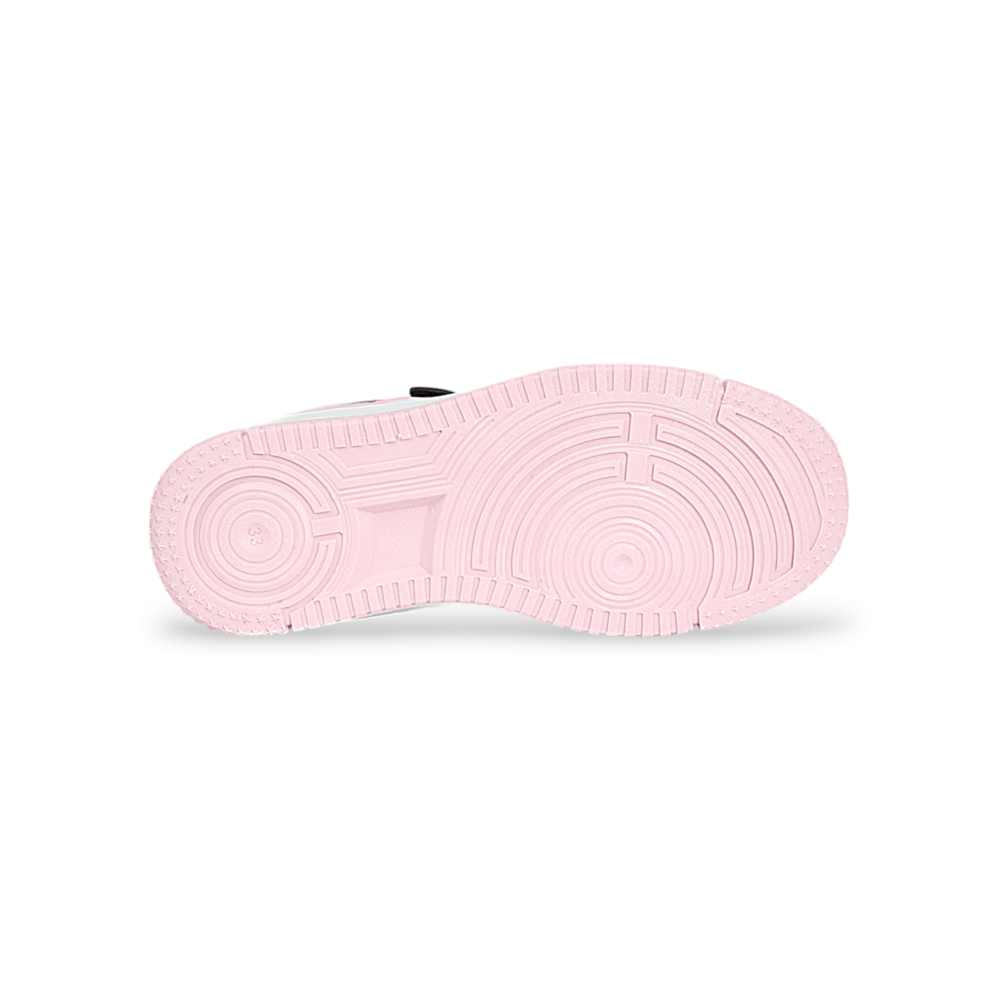 Kidessa 1608 Anatomik Tabanlı Unisex Çocuk ve Genç Sneakers Ayakkabı - NKT01608-siyah pembe-26