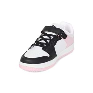 Kidessa 1608 Anatomik Tabanlı Unisex Çocuk ve Genç Sneakers Ayakkabı - NKT01608-siyah pembe-26