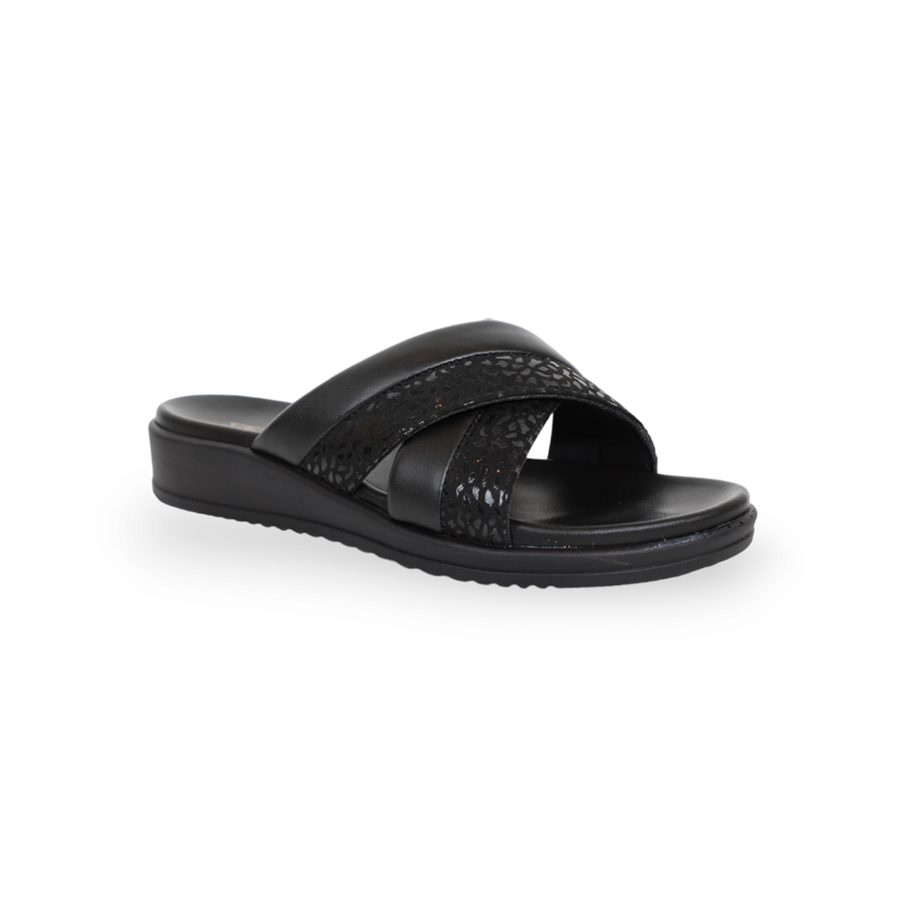 Konfores 1636-9984-1 Tam Anatomik Bayan Terlik - NKT01636-siyah-40