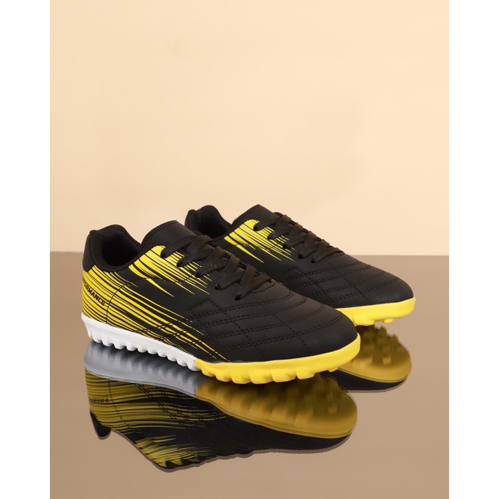 Kidessa 1687-Anatomik Kaydırmaz Tabanlı Halı Saha Futbol Ayakkabısı - NKT01687-siyah-36