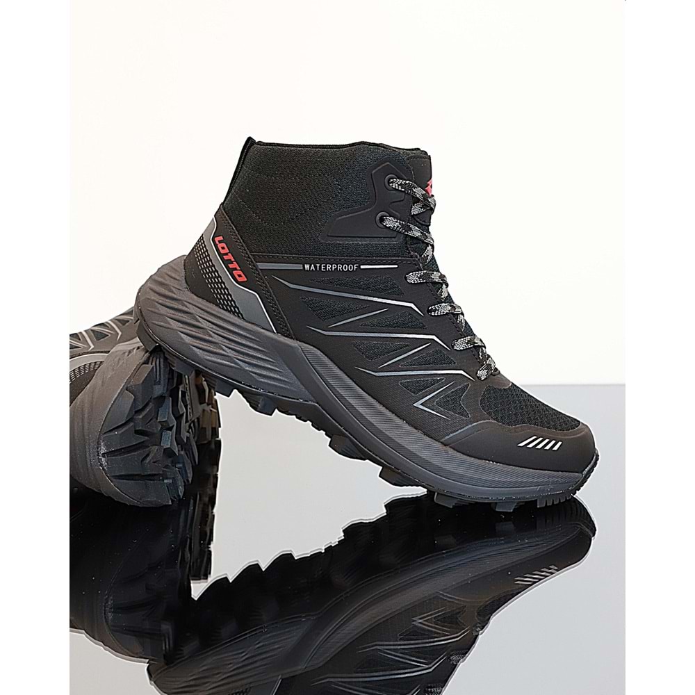 1764-Arnet Anatomik Taban Waterproof Trekking Spor Bot - NKT01764-siyah gri-40