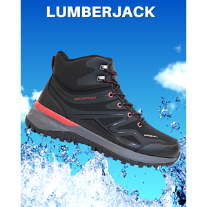 1766-Camora Anatomik Tabanlı Waterproof Trekking Spor Bot - NKT01766-siyah kırmızı-45