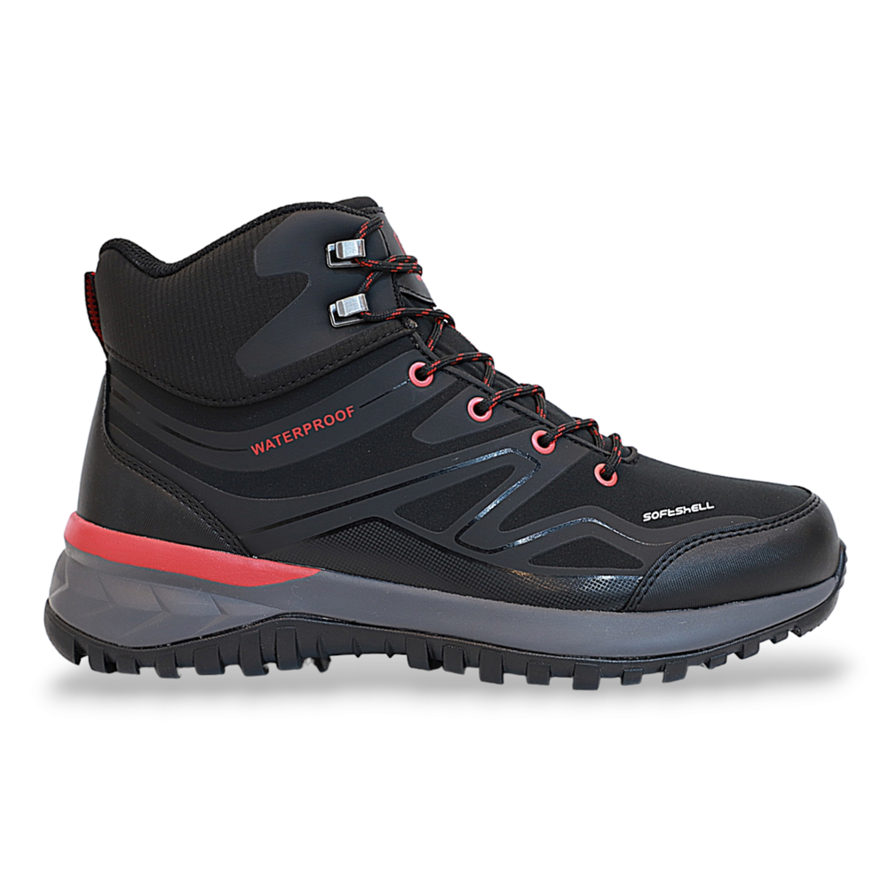 1766-Camora Anatomik Tabanlı Waterproof Trekking Spor Bot - NKT01766-siyah kırmızı-45