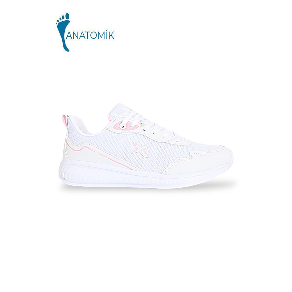 Kinetix 1830-Nancy Anatomik Tabanlı Kadın Yürüyüş & Koşu Ayakkabısı - NKT01830-beyaz pembe-36