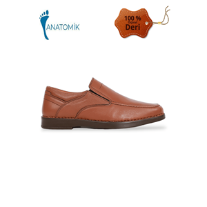 Polaris 1839 Hakiki Deri Anatomik Tabanlı Erkek Günlük Ayakkabı - NKT01839-TABA-40