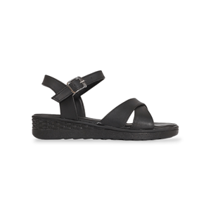 Konfores 1903-261126 Anatomik Tabanlı Kadın Sandalet - NKT01903-siyah-37