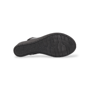 Konfores 1911-390240 Tam Anatomik Tabanlı Kadın Sandalet - NKT01911-siyah-39