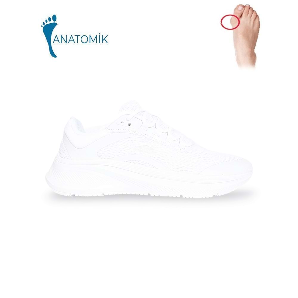 Slazenger 1926-Waldo Anatomik Tabanlı Kadın Yürüyüş & Koşu Ayakkabısı - NKT01926-BEYAZ-38