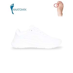 Slazenger 1926-Waldo Anatomik Tabanlı Kadın Yürüyüş & Koşu Ayakkabısı - NKT01926-BEYAZ-39
