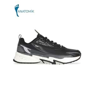 Jump 1945-29726 Anatomik Tabanlı Unisex Yürüyüş & Koşu Ayakkabısı - NKT01945-siyah gri-43