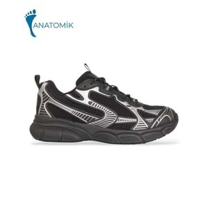 Jump 1946-29550 Anatomik Tabanlı Unisex Yürüyüş & Koşu Ayakkabısı - NKT01946-siyah-43