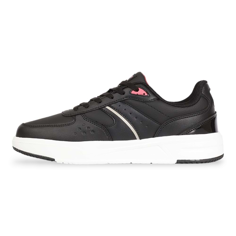 Kinetix 1956-Hegel Anatomik Tabanlı Kadın Sneakers Ayakkabı - NKT01956-siyah beyaz-37
