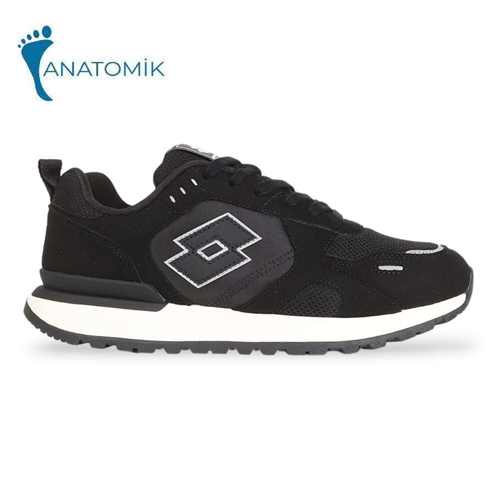 Lotto 1959-Loten Anatomik Tabanlı Erkek Sneakers Ayakkabısı - NKT01959-siyah-41