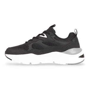Kinetix 1963-Foxy Anatomik Kalın Tabanlı Kadın Sneakers Ayakkabı - NKT01963-siyah beyaz-37