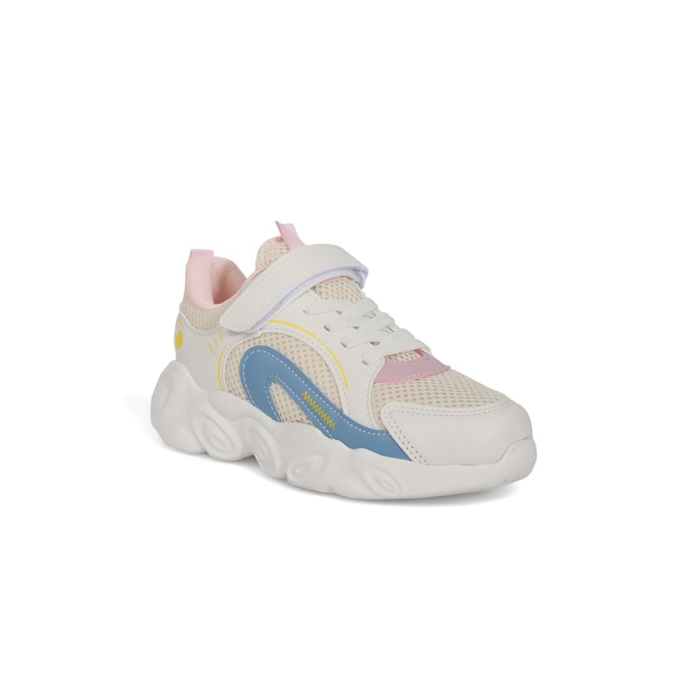 Kidessa 1968 Anatomik Tabanlı Unisex Çocuk Günlük Spor Ayakkabı - NKT01968-BEJ-33