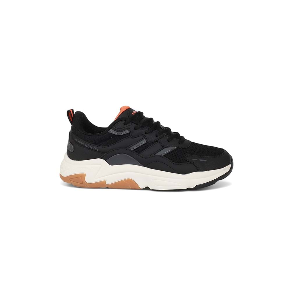 Kinetix 1981-Tıona Anatomik Tabanlı Erkek Günlük Sneakers Ayakkabı - NKT01981-siyah gri-41
