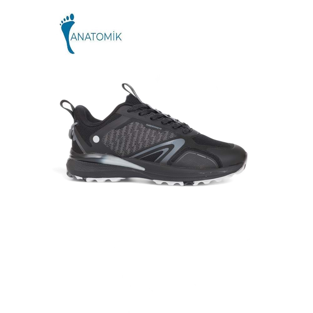 Jump 1994-29730 Anatomik Tabanlı Unisex Yürüyüş & Koşu Ayakkabısı - NKT01994-siyah gri-41