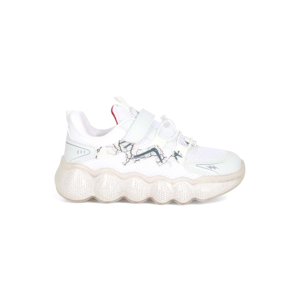 Kidessa 2002 Anatomik Tabanlı Unisex Çocuk Günlük Spor Ayakkabı - NKT02002-BEYAZ-31