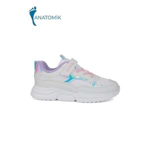 Kidessa 2015 Anatomik Tabanlı Unisex Çocuk Günlük Spor Ayakkabı - NKT02015-BEYAZ-33