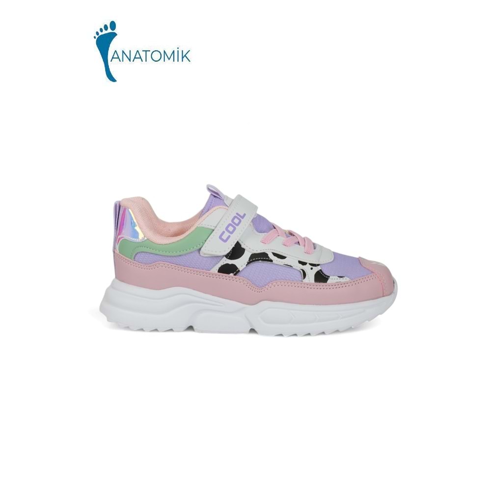 Kidessa 2015 Anatomik Tabanlı Unisex Çocuk Günlük Spor Ayakkabı - NKT02015-PUDRA-33