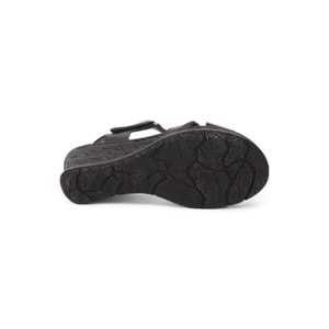 Konfores 2027-492076 Tam Anatomik Tabanlı Kadın Sandalet - NKT02027-siyah-40