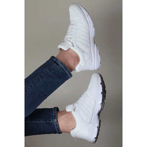 M.P 2056 Anatomik Tabanlı Unisex Mevsimlik Yürüyüş & Koşu Ayakkabısı - NKT02056-BEYAZ-36