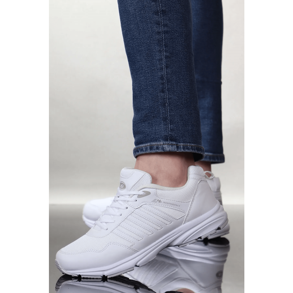 M.P 2056 Anatomik Tabanlı Unisex Mevsimlik Yürüyüş & Koşu Ayakkabısı - NKT02056-BEYAZ-36