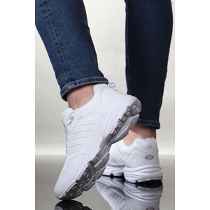 M.P 2056 Anatomik Tabanlı Unisex Mevsimlik Yürüyüş & Koşu Ayakkabısı - NKT02056-BEYAZ-36