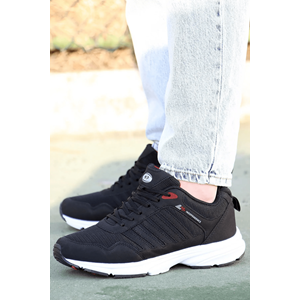M.P 2056 Anatomik Tabanlı Unisex Mevsimlik Yürüyüş & Koşu Ayakkabısı - NKT02056-siyah beyaz-41