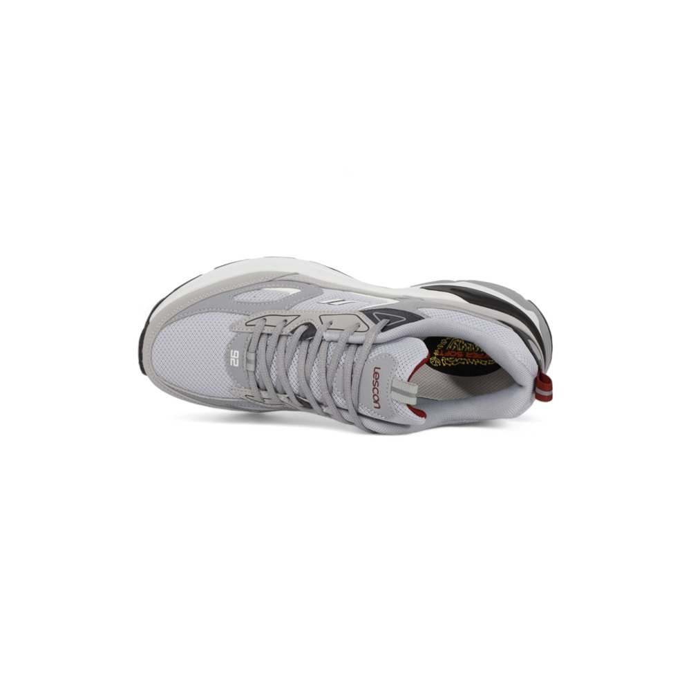 Lescon 2061-Newton Anatomik Tabanlı Unisex Yürüyüş & Koşu Ayakkabısı - NKT02061-gri-42