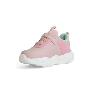 Kidessa 2086-Pepino Anatomik Tabanlı Çocuk Unisex Günlük Işıklı Spor Ayakkabı - NKT02086-PUDRA-22
