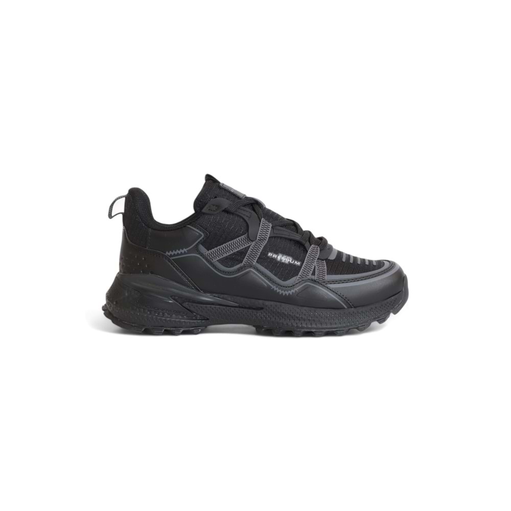 M.P 2098-1825 Anatomik Tabanlı Unisex Yürüyüş & Koşu Ayakkabısı - NKT02098-siyah-43