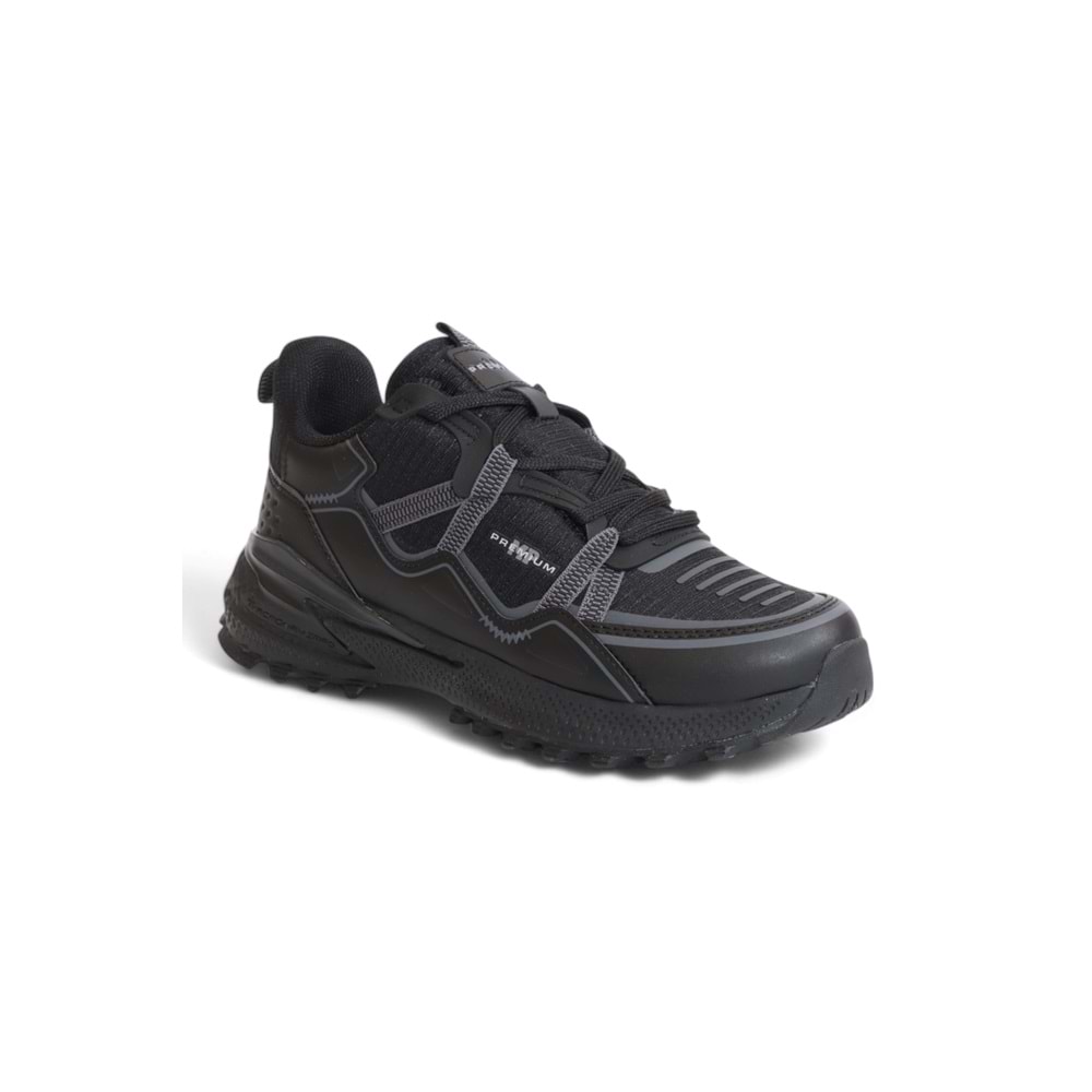 M.P 2098-1825 Anatomik Tabanlı Unisex Yürüyüş & Koşu Ayakkabısı - NKT02098-siyah-43