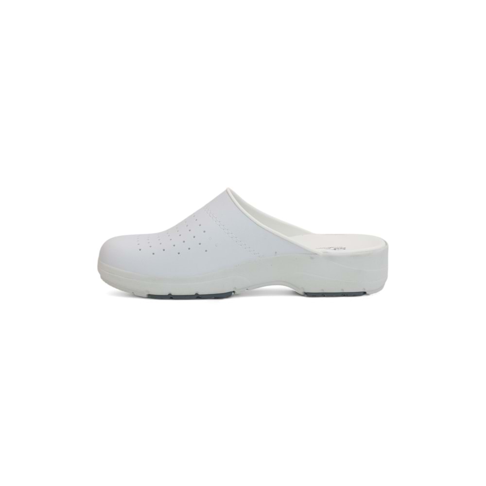 2115-9926 Anatomik Tabanlı Mikrofiber Çok Amaçlı Doktor Hemşire Hastane Aşçı İş Terliği Sabo Terlik - NKT02115-BEYAZ-39