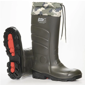 Polly Boot 2117 Galaxy Vega Avcılık,Balıkçılık,İnşaat,Çiftçilik ve Çok Amaçlı Boğazlı Çizme - NKT02117-haki-42