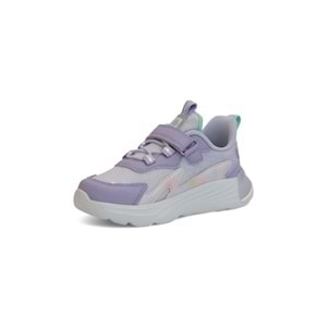 Kidessa 2126-1944 Anatomik Tabanlı Ultra Hafif Kız Çocuk Günlük Işıklı Spor Ayakkabı - NKT02126-lila-26