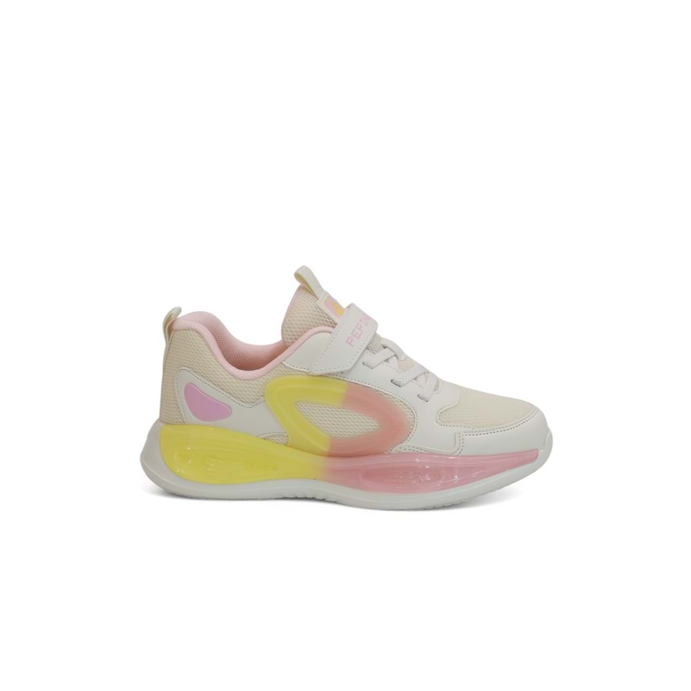 Kidessa 2127-Pepino Anatomik Tabanlı Ultra Hafif Unisex Çocuk Sneakers Ayakkabı - NKT02127-Bej-Pudra-28