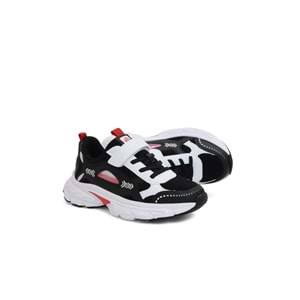 Kidessa 2128-Pepino Anatomik Tabanlı Ultra Hafif Unisex Çocuk Günlük Yürüyüş&Koşu Ayakkabısı - NKT02128-siyah-kırmızı-32