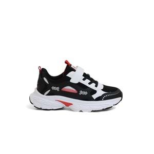 Kidessa 2128-Pepino Anatomik Tabanlı Ultra Hafif Unisex Çocuk Günlük Yürüyüş&Koşu Ayakkabısı - NKT02128-siyah-kırmızı-32